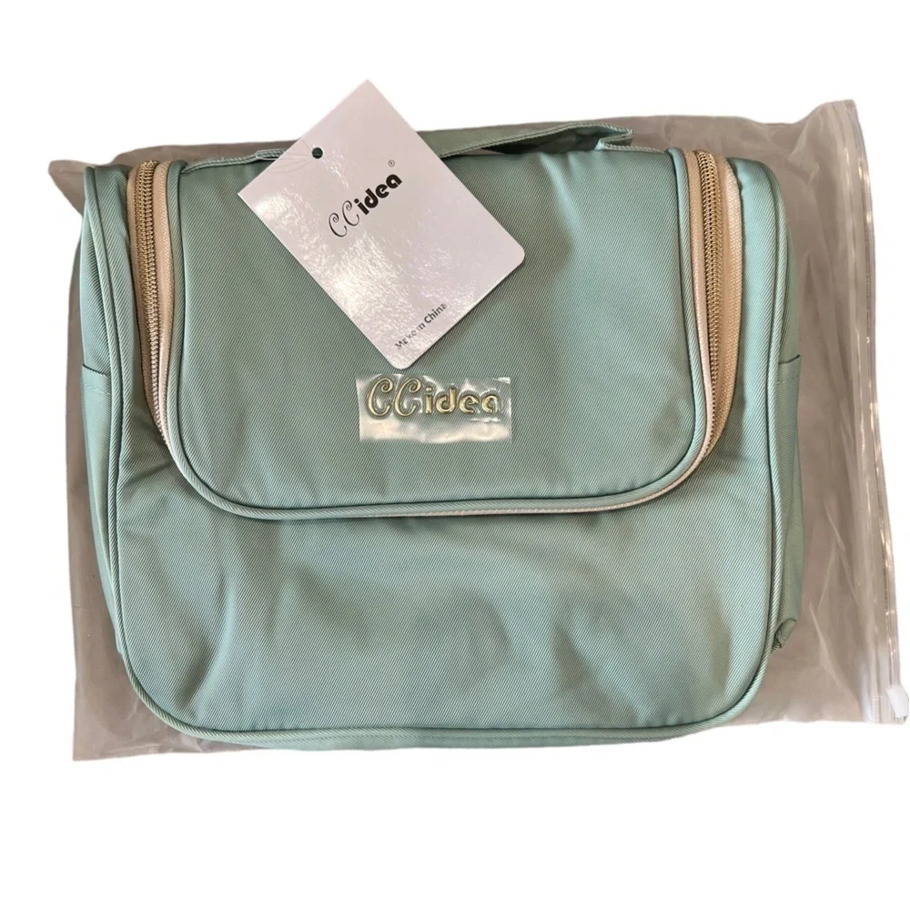 CCIDEA Cosmetic Bag Makeup Bag Large Toiletry Bag Organizer (Green)